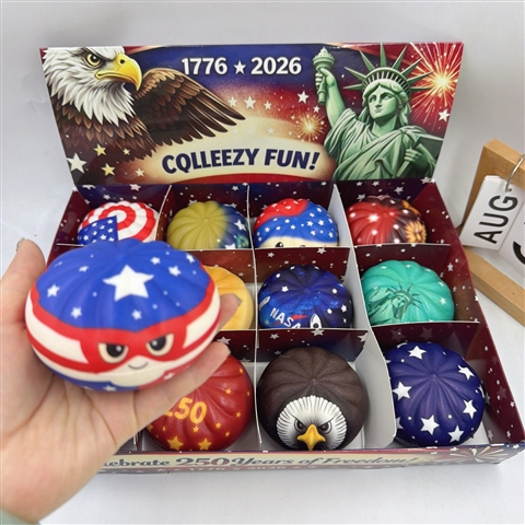 U.S. 250th Anniversary PU Slow-Rebound Baozi Squishy