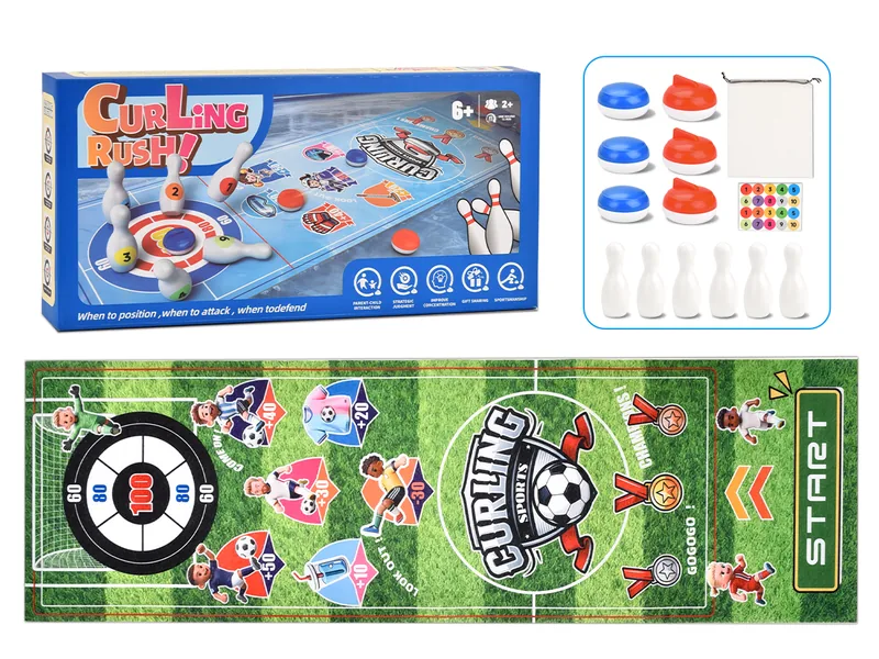 Football,Curling and Bowling Indoor Multiplayer Game