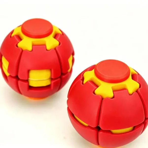 Colorful 3D-Printed Stress Relief Ball: A Dual-Function Fing