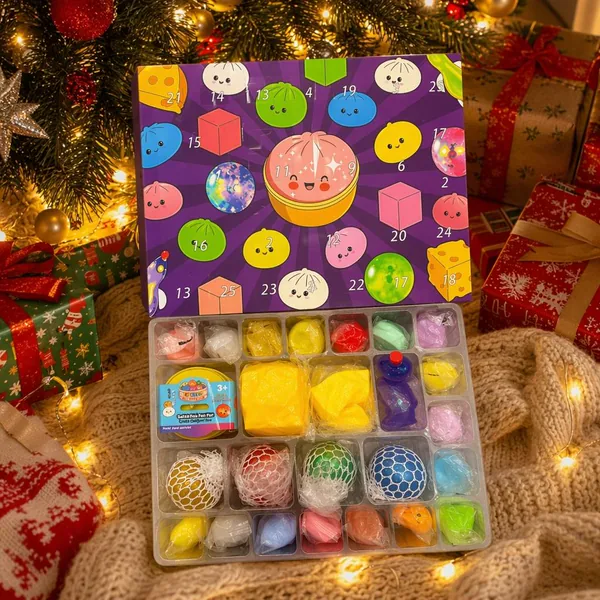 Mystery Baozi 24-Day Fidget Squishy Countdown Calendar