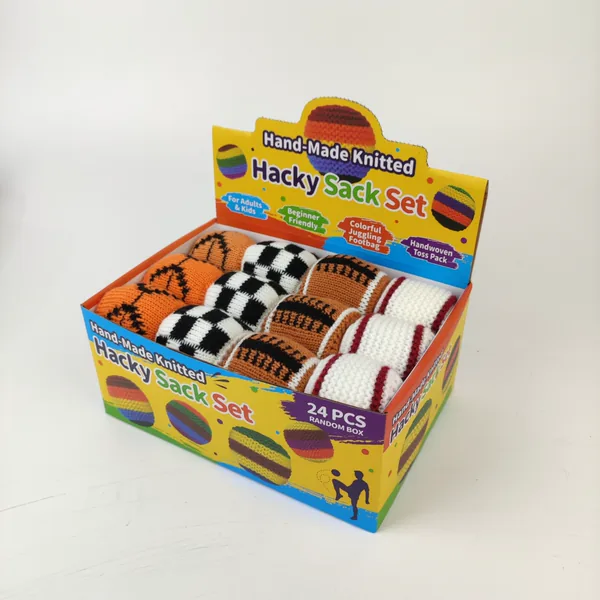 Stress-Relief Toys, Stress Balls, Knitted Sandbags, Kick Bal