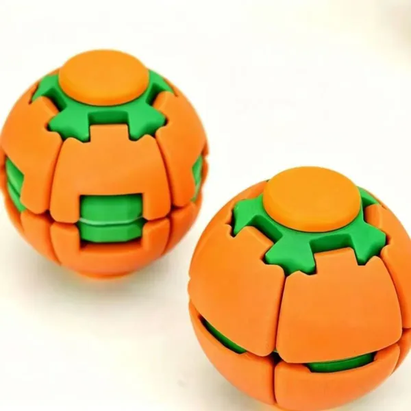 Colorful 3D-Printed Stress Relief Ball: A Dual-Function Fing