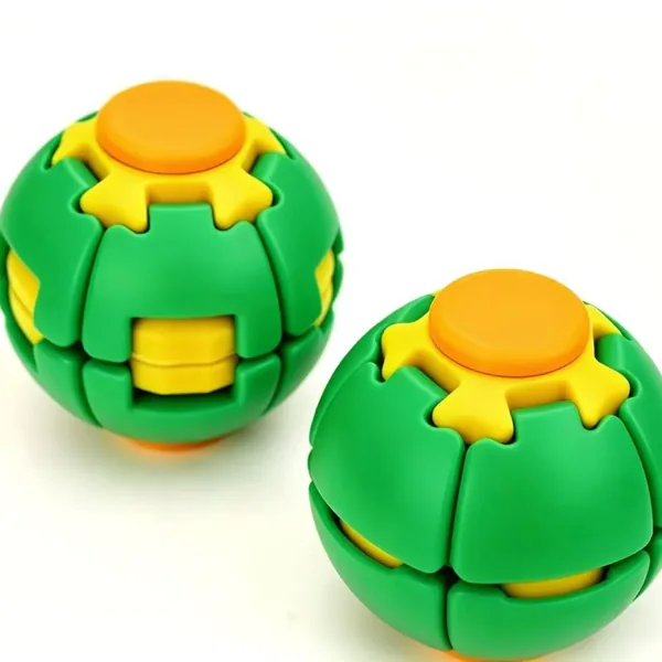 Pelota Antiestrés 3D Impresa: Spinner Digital con Bloques Deslizables – Apretitos