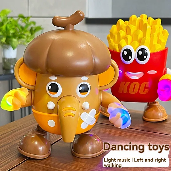 Elefante Caminador Musical Interactivo con Baile y Luces