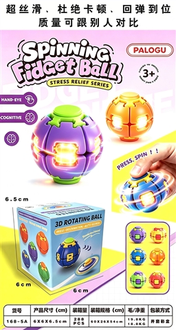 Trompo Giratorio LED de ABS Grande con Botón – Giro Suave y Sin Atascos – Apretitos