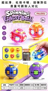Trompo Giratorio ABS con Luces LED y Pulsador – Smooth y Sin Atascos