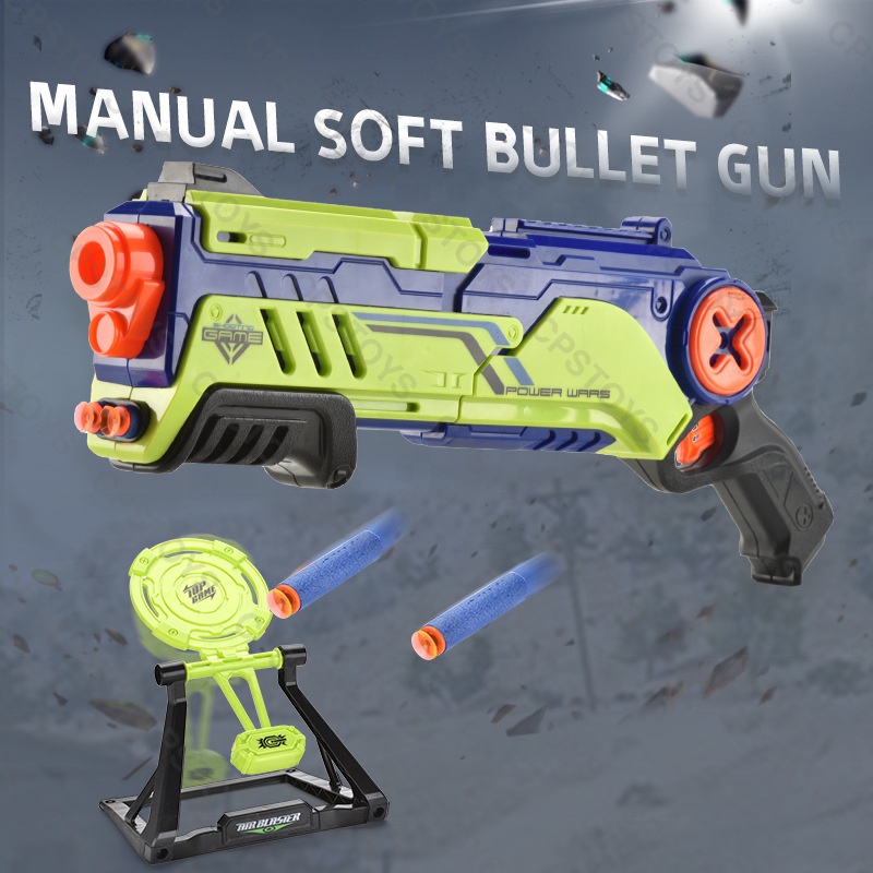 Blaster 2 en 1 con Pistola de Dardos Suaves