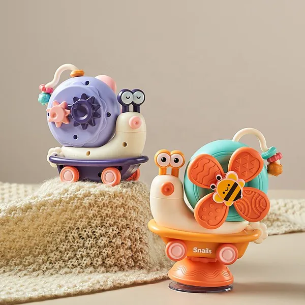 Trompo Giratorio con Ventosa para Baño