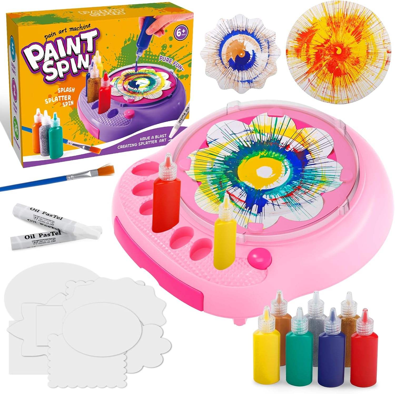 Kit de Máquina de Arte Giratoria para Pintura DIY