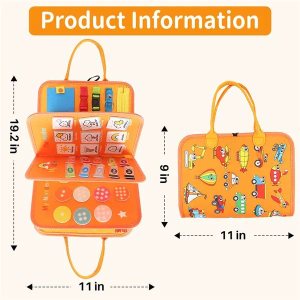 Tablero Sensorial de Fieltro Educativo Montessori CPS275283